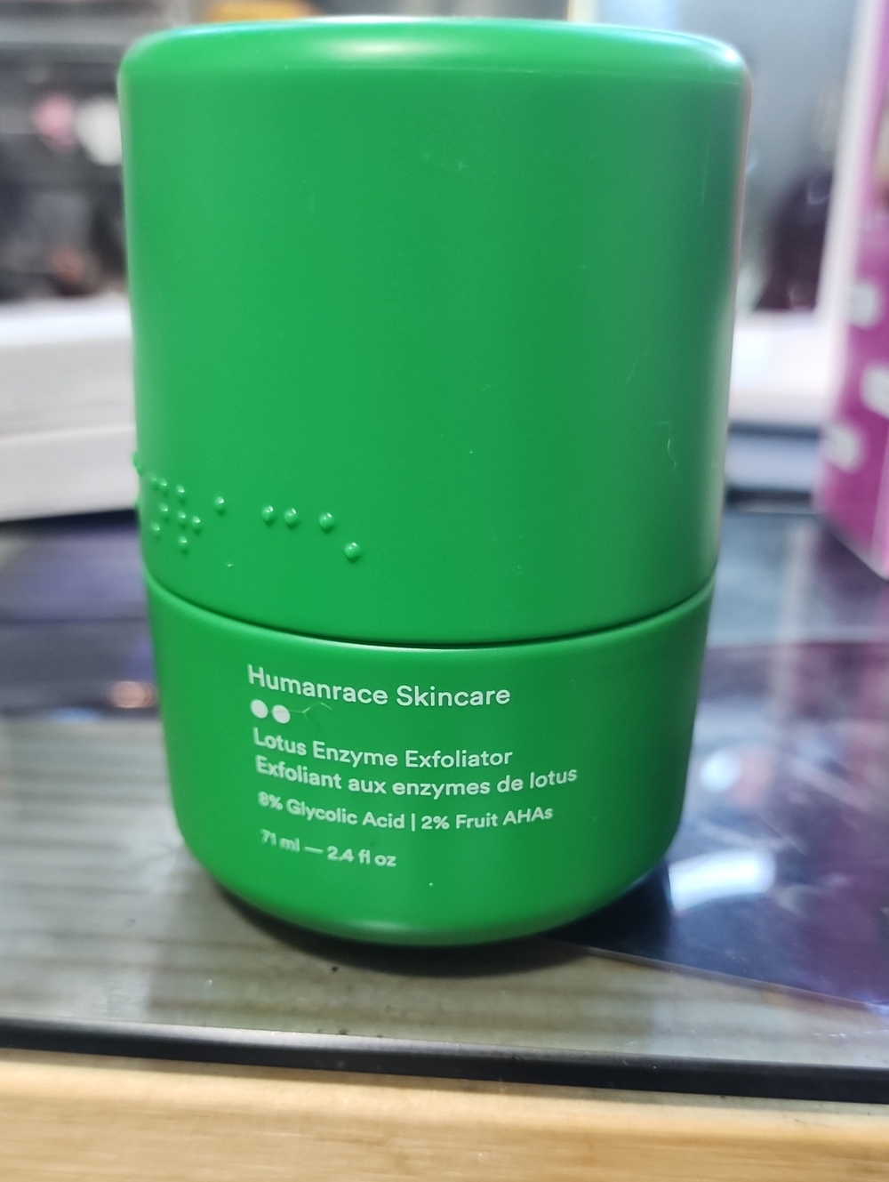 Humanrace Lotus Enzyme Exfoliator — Green